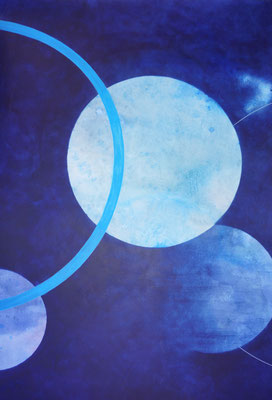 Omega X 100 x 70 cm Acryl auf Karton