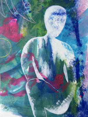 Untitled 40 x 30 cm Acryl auf Karton 