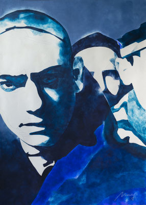 Befreiung I 140 x 100 cm Acryl auf Karton 