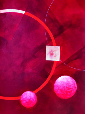 15Red Planet 100 x 70 cm Acryl auf Karton