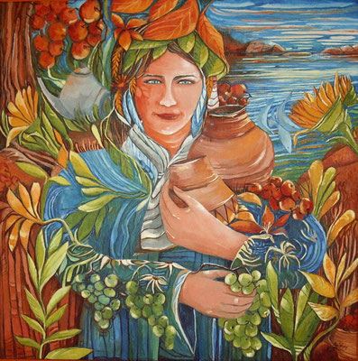 # 159 Huile Hospitalité 30x30pouces