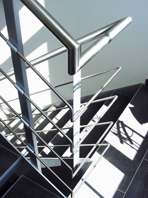 metallisch 8 Treppengeländer