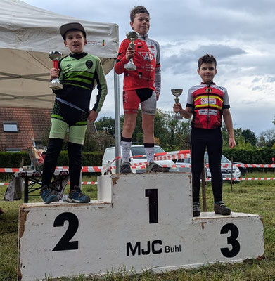 Podium pupille - Cyclo-cross de Wattwiller - 12 octobre 2024 -