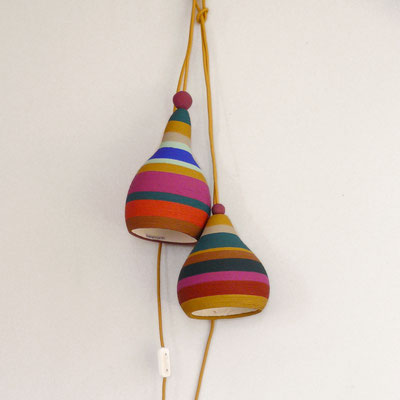 LAMPE+rose-lampe=rayure-lampe=multicolore-suspension-luminaire-lustre+design-sarah+morin-peintures+ressources-fabrication+francaise-compiègne-hautS+DE+FRANCE-design-lampe+ecologique-calebasse-lampe+calebasse