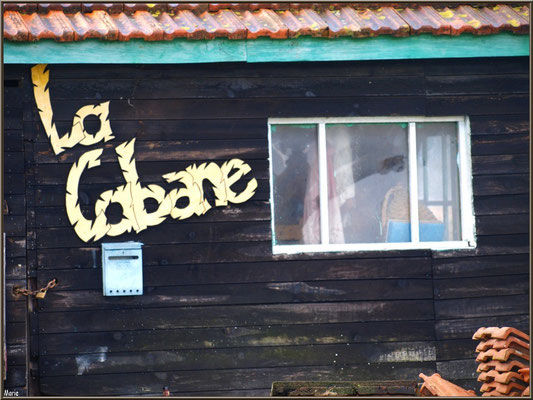 Cabane "La Cabane" au port ostréicole de La Teste de Buch (Bassin d'Arcachon)