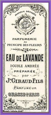 Lavande, étiquette ancienne (collection privée)