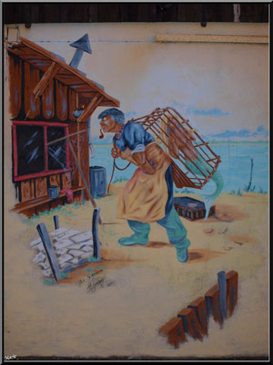 Fresque sur une cabane 