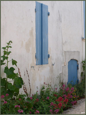 Maison et ruelle à Talmont-sur-Gironde (Charente-Maritime) 