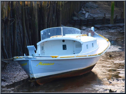 Pinasse "Mannisa" à marée basse 
