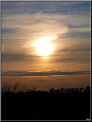 Coucher du soleil depuis le port 