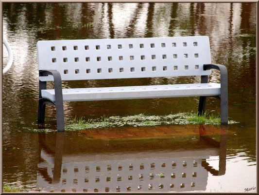Banc public pour bains de pieds !