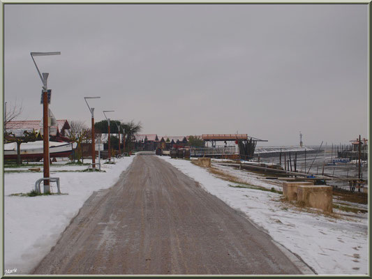 Route vers la Jetée du Christ en habit neigeux