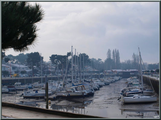 Port plaisance en habit neigeux (février 2012)