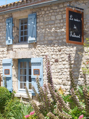 Boutique dans une ruelle à Talmont-sur-Gironde (Charente-Maritime) 