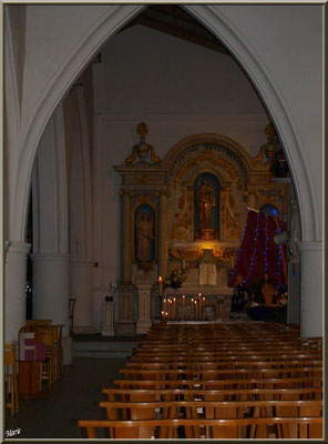 Autel de la Vierge et son allée