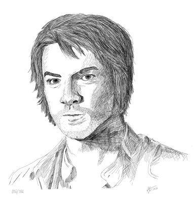 Richard Cypher (Craig Horner), Seeker from The Sword of Truth by Terry Goodkind, Digital Painting, 2020