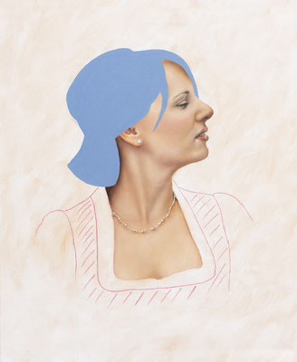 Conny, 2020, Öl auf Leinen 60x50cm, 