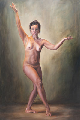 Magdalena, 2018, Öl auf Leinen, 90/60cm, 