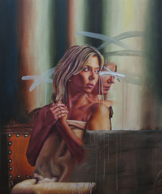 Katalina 1, 2020, Öl auf Leinen 120x100cm, 6500€ 