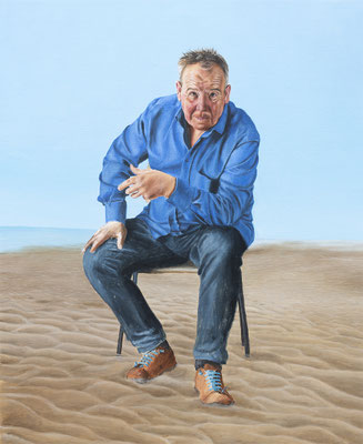 Friedrich #1, 2019, Öl auf Leinen 120x100cm, 