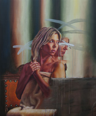 Katalina 1, 2020, Öl auf Leinen 120x100cm,