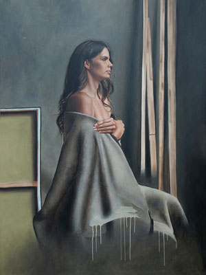 Natalie 4, 2020, Öl auf Leinen 160x120cm, 