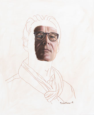 Peter, 2019, Öl auf Leinen, 60/50cm, 