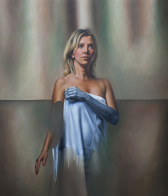 Katalina #4, 2021, Öl auf Leinen 105x90cm, 