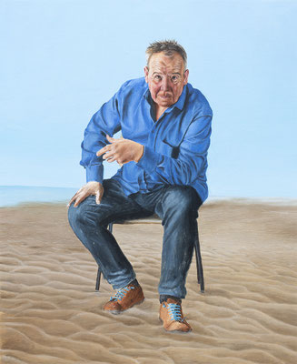 Friedrich #1, 2019, Öl auf Leinen 120x100cm, 3500€