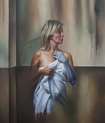 Katalina #3, 2021, Öl auf Leinen 105x90cm, 