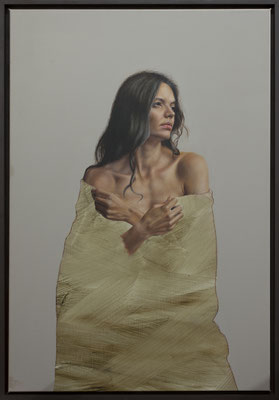 Nahtalie shift#1, 2022, Öl auf Leinen 95x65cm, 