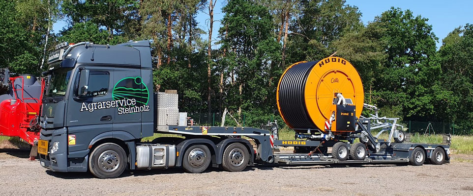 Transport Beregnungsanlage nach ganz Deutschland