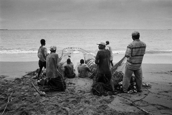 Chegada da pesca, cidade de São Tomé, ilha de São Tomé, 2000.