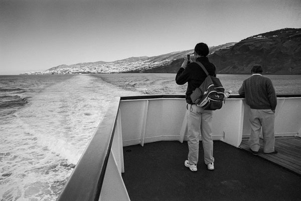 A bordo do "Lobo Marinho", ilha da Madeira, 2004.