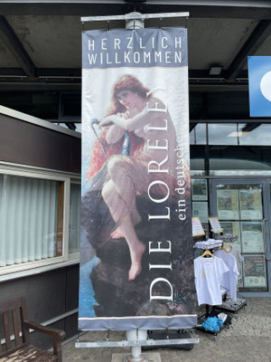 Werbebanner Loreley: Auch hier wird gute Merchandise-Logistik gebraucht!