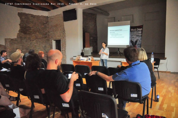 Cristina Douglas (New Zealand) presenting at the IVFAF Conference