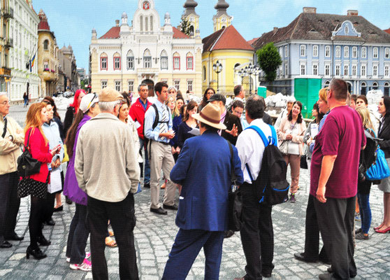 In the center of Timisoara