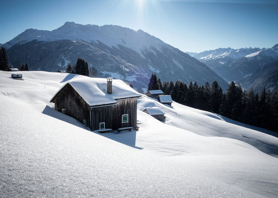 Winterlandschaft Bartholomäberg (c) Andreas Haller - Montafon Tourismus GmbH