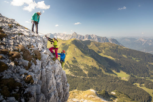 Klettersteig Gauablickhöhle (c) Stefan Kothner - Montafon Tourismus GmbH