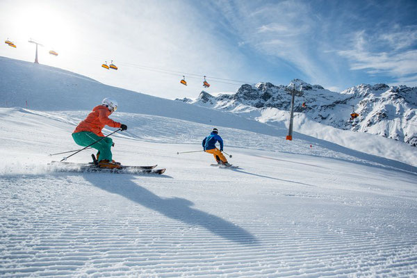 Skifahren im Montafon (c) Daniel Zangerl - Montafon Tourismus GmbH