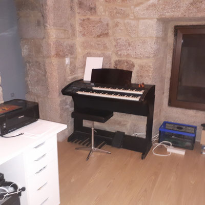 orgel op de werkplak