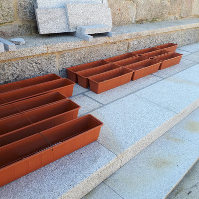 Bloembakken voor geraniums