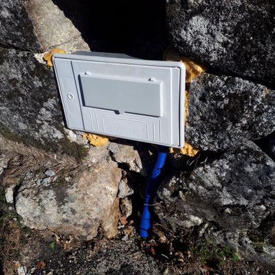 De kast voor de watermeter