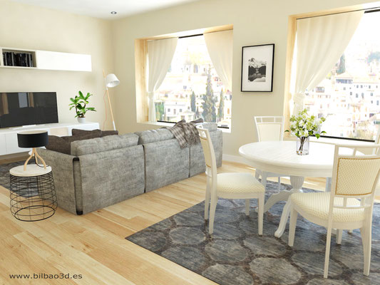 infografia 3D interior