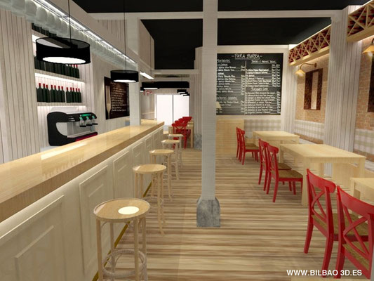 infografia Bar 3D