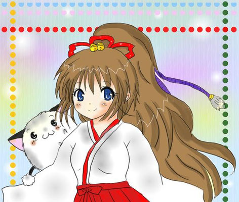 久々に一枚更新なぱねるとうりゅ！<p>令和になって初お絵描きです(笑)<P>2019年5月25日に更新　Azpainter2使用