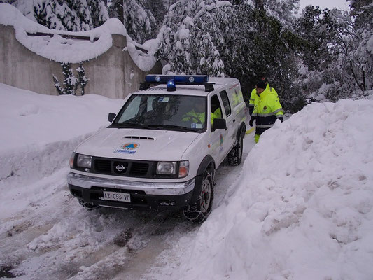 Pick up operativo nel corso dell'emergenza neve 2012