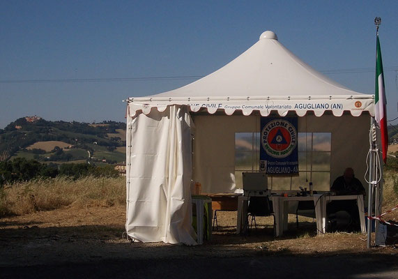 Gazebo utilizzato per ospitare COC in occasione del Gelato Artigianale Festival (Agugliano)