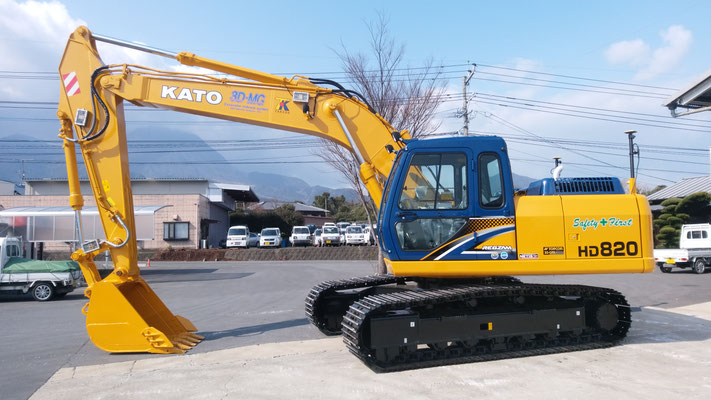 HD820-6　共用配管　チルトアタッチメント　3D-MG　マシンガイダンス機　Topcon　レトロフィット　ペイロード