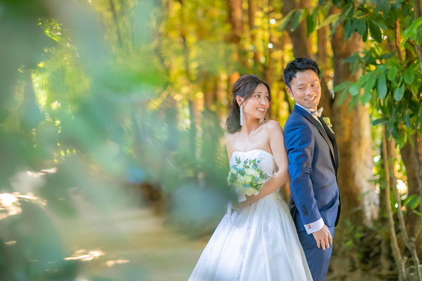 フクギ並木ウェディングフォト Amacyura Camera ページ